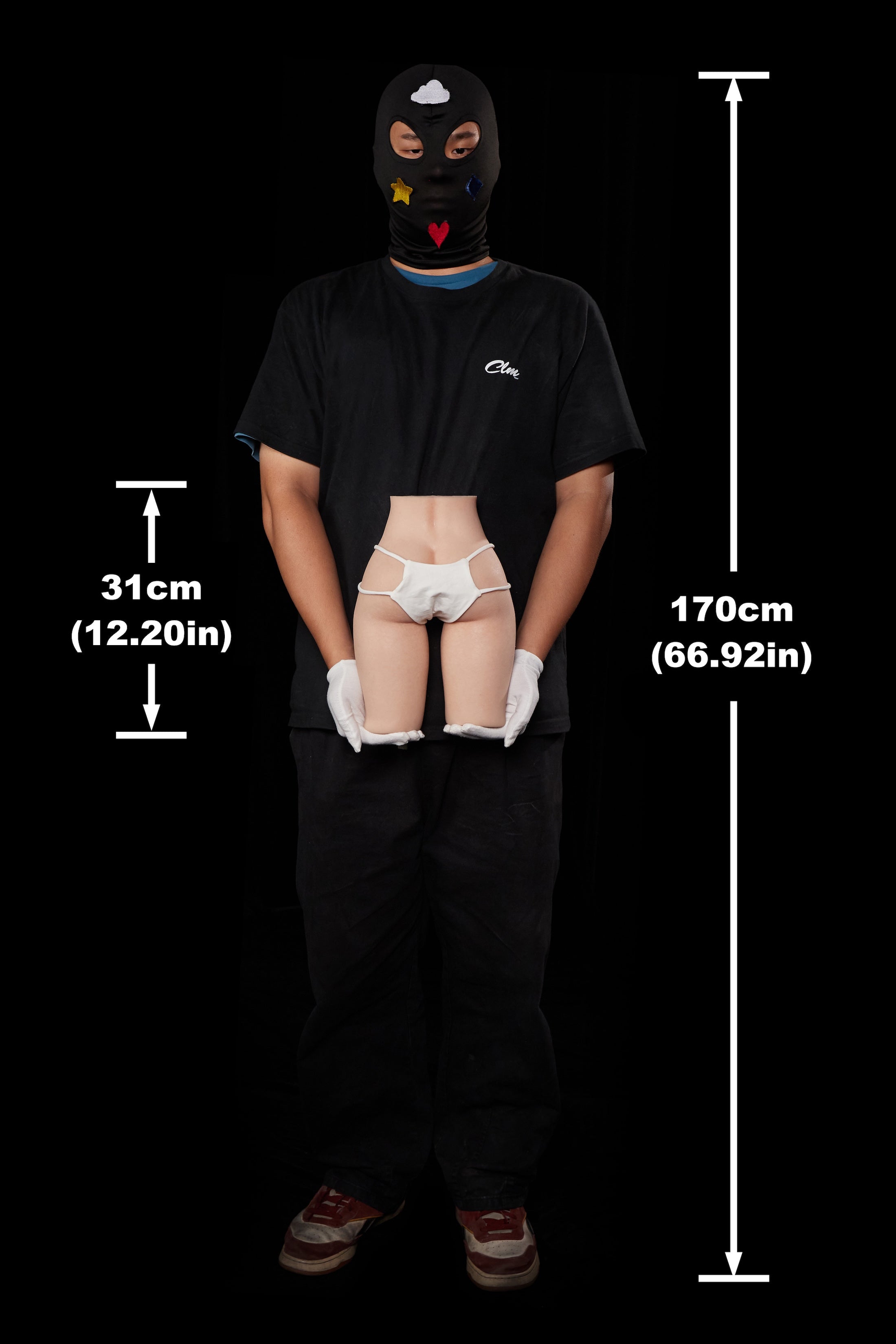 Poupée Climax 74 cm/2'4" Or Gros Fesses TPE 