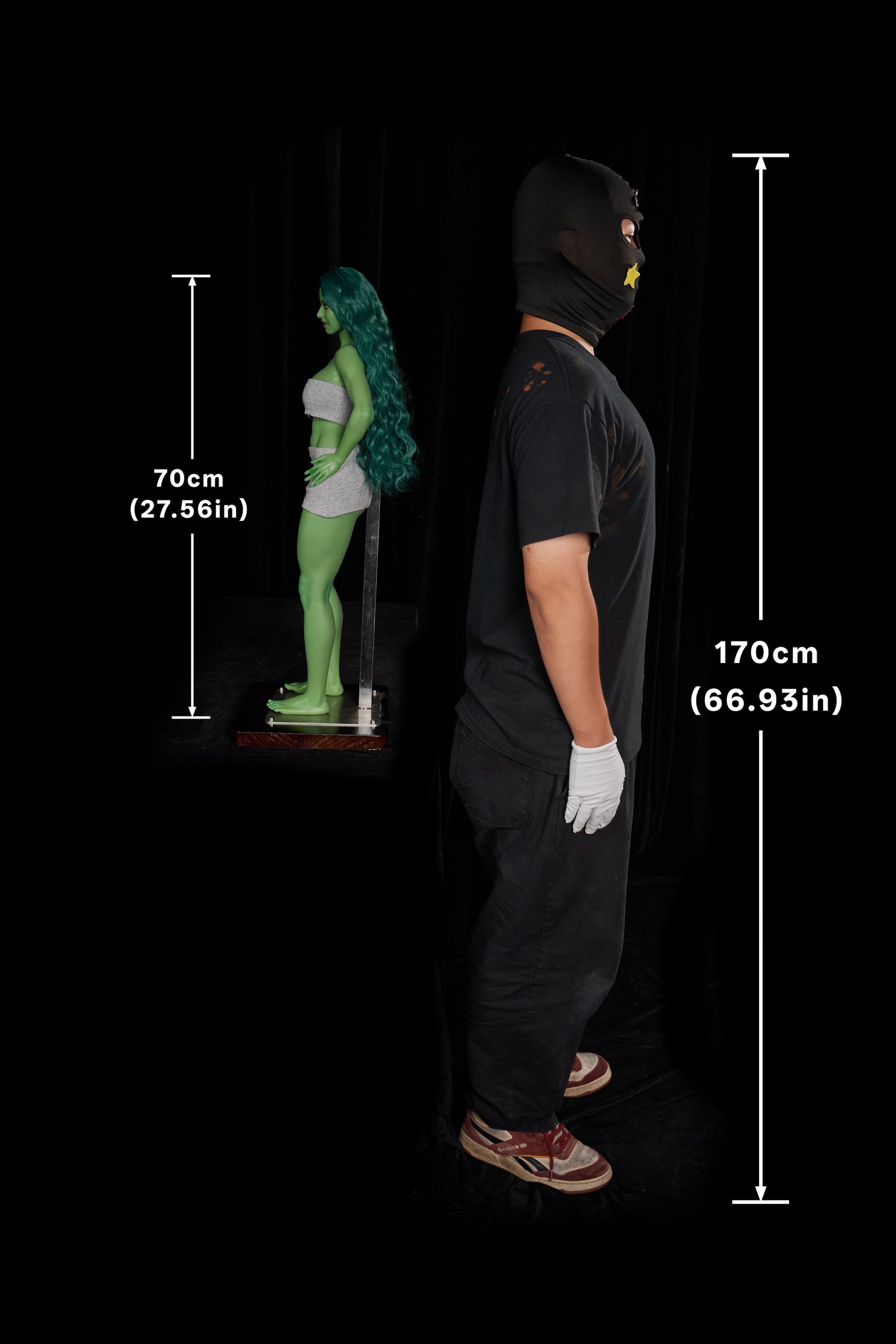 KA Renee - Climax Doll 70cm/2'4" Silicone Doll (Green)
