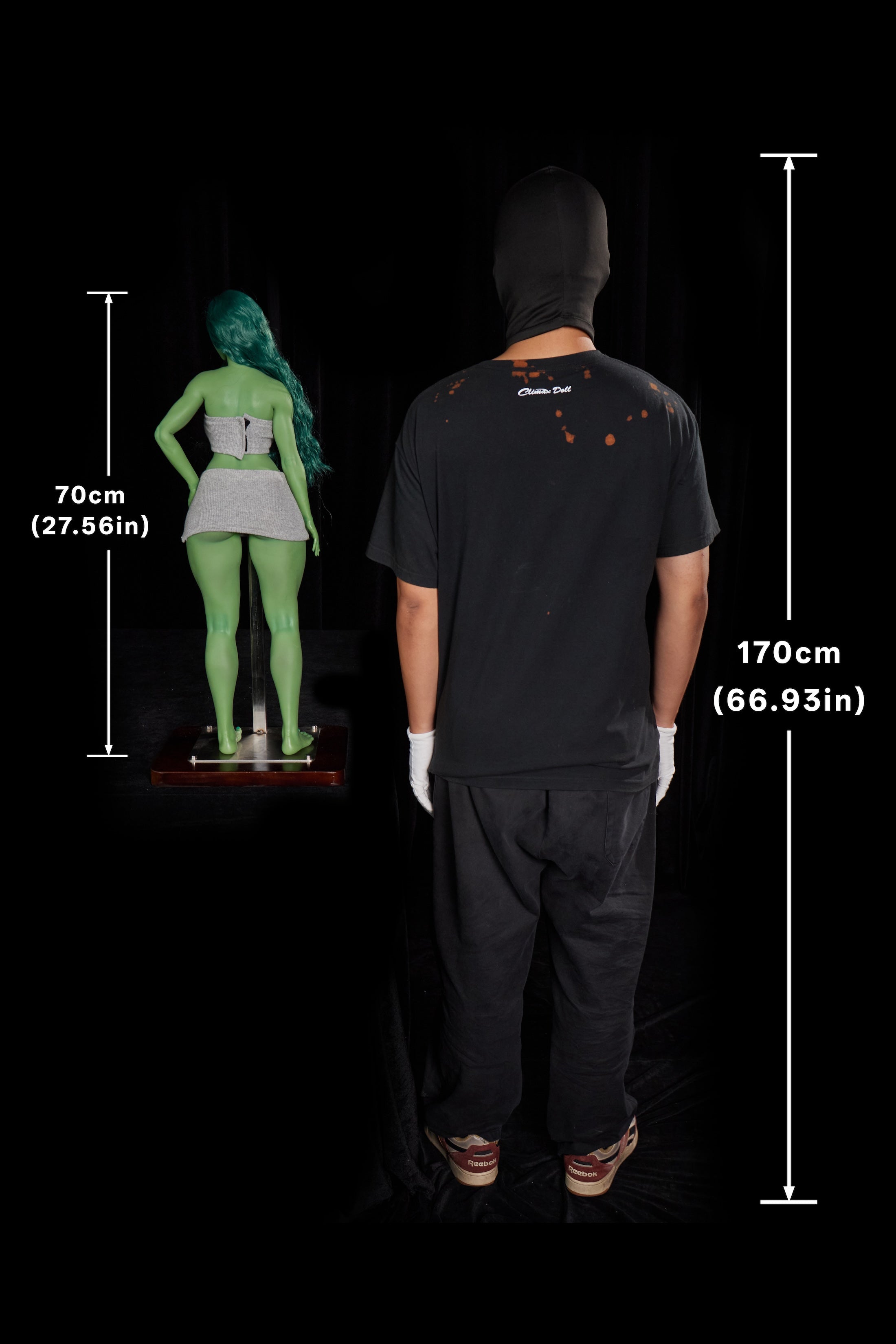 KA Renee - Climax Doll 70cm/2'4" Silicone Doll (Green)