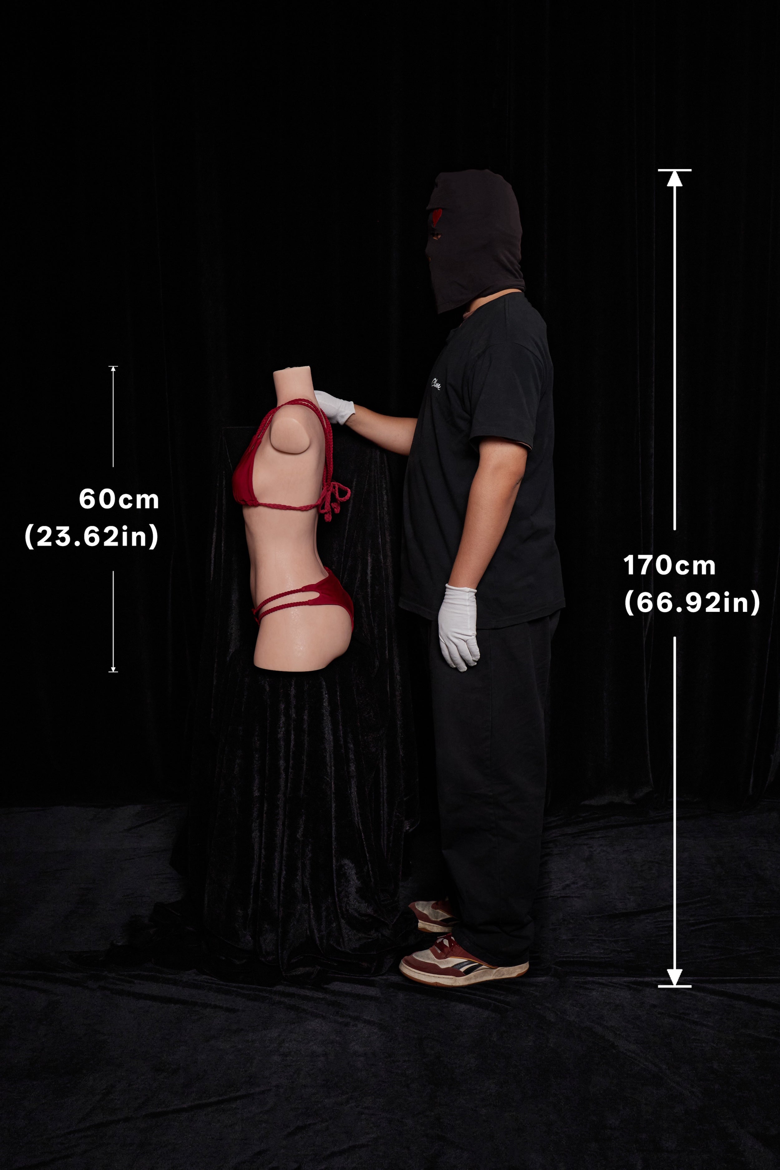 ULW 661# - Climax Doll 60cm/1'11" Torse en silicone Bonnet A