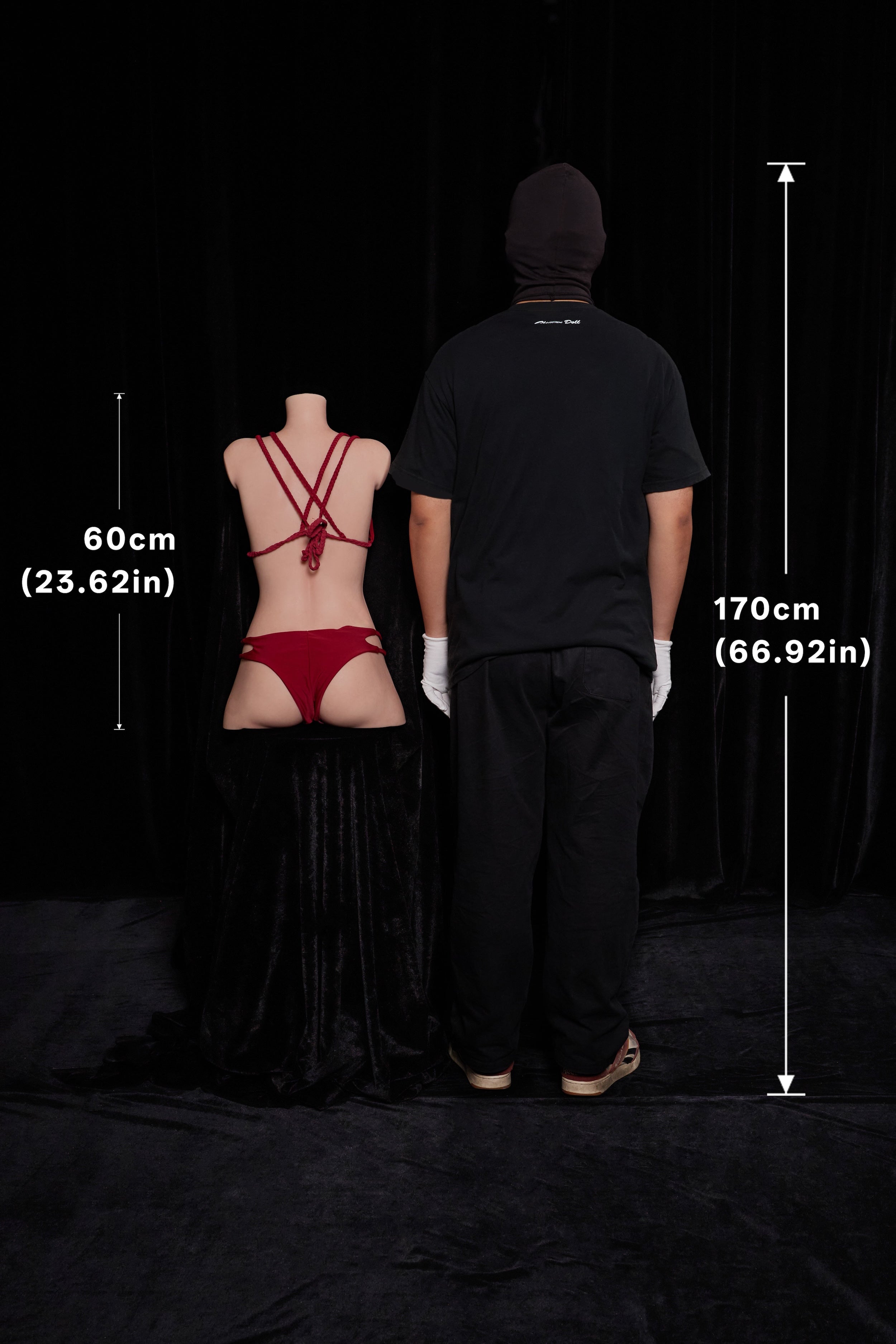 ULW 661# - Climax Doll 60cm/1'11" Torse en silicone Bonnet A