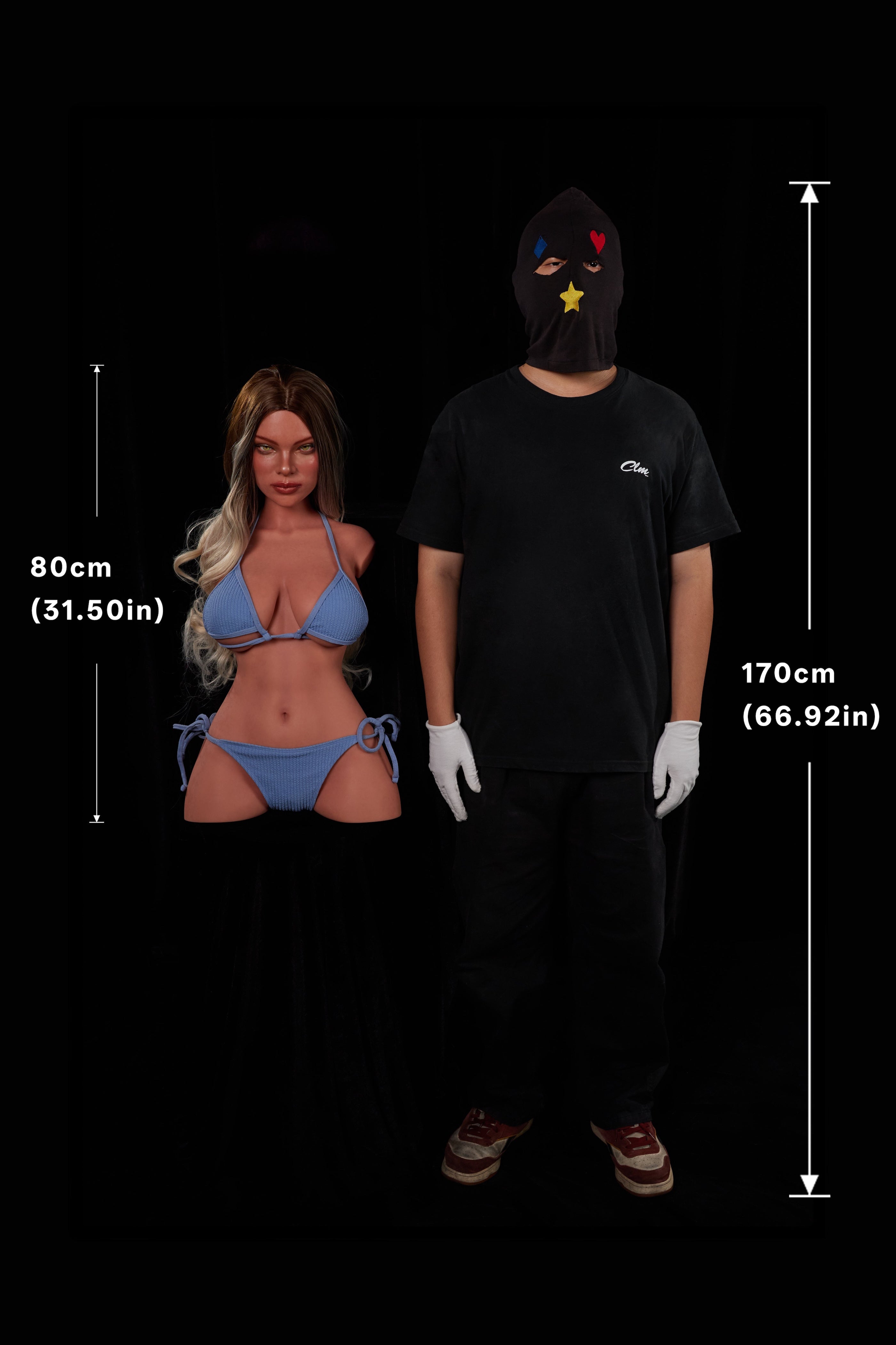 ULW 662# Hedia - Climax Doll 80cm/2'7" E-Cup Silicone Torso Doll