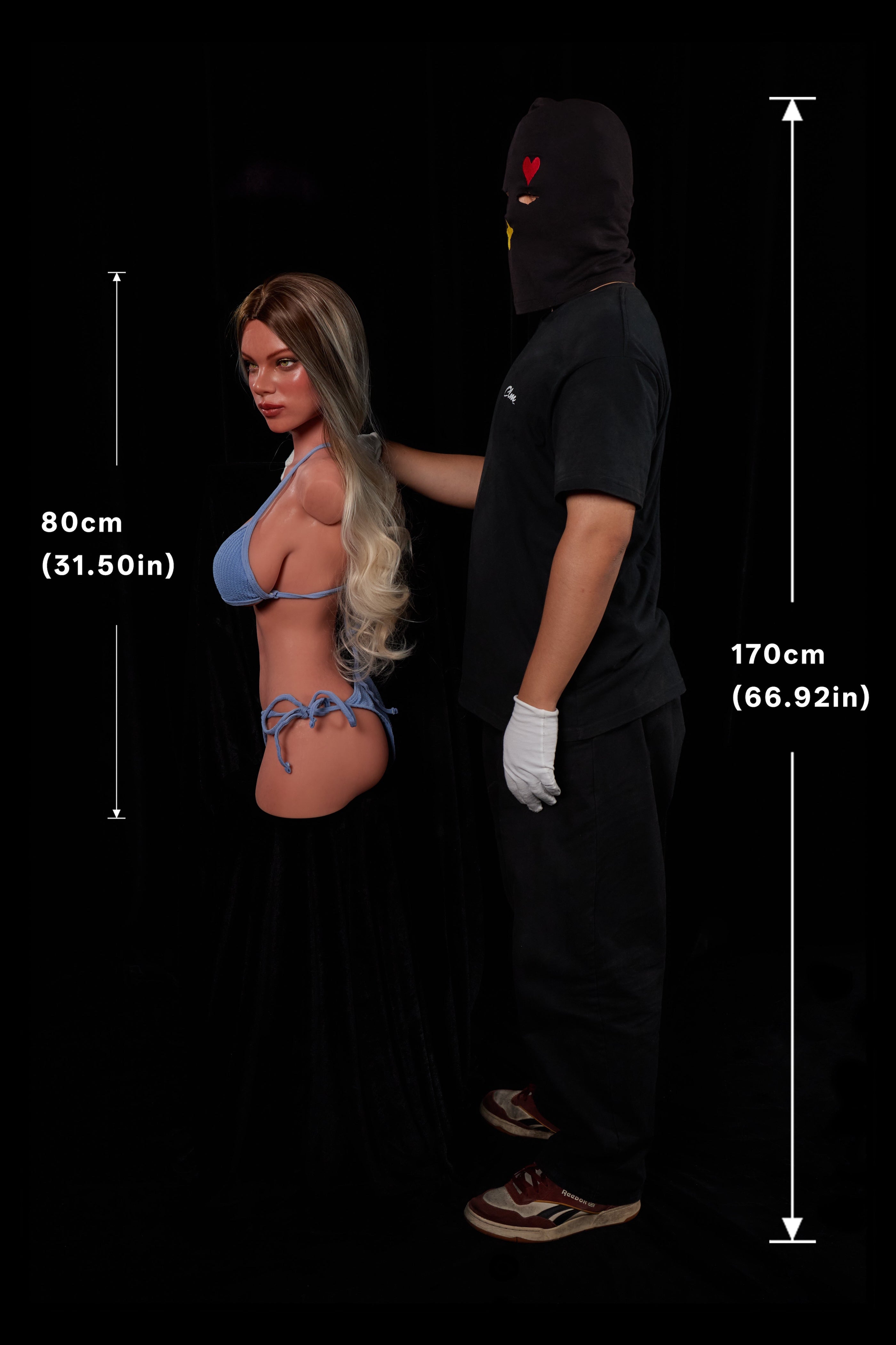 ULW 662# Hedia - Climax Doll 80cm/2'7" E-Cup Silicone Torso Doll