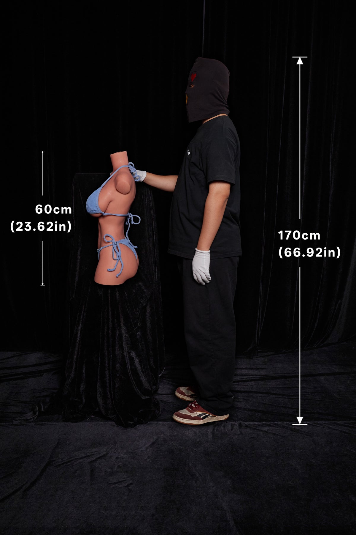 ULW 662# - Torse en silicone Climax Doll 60cm/1'11" Bonnet E