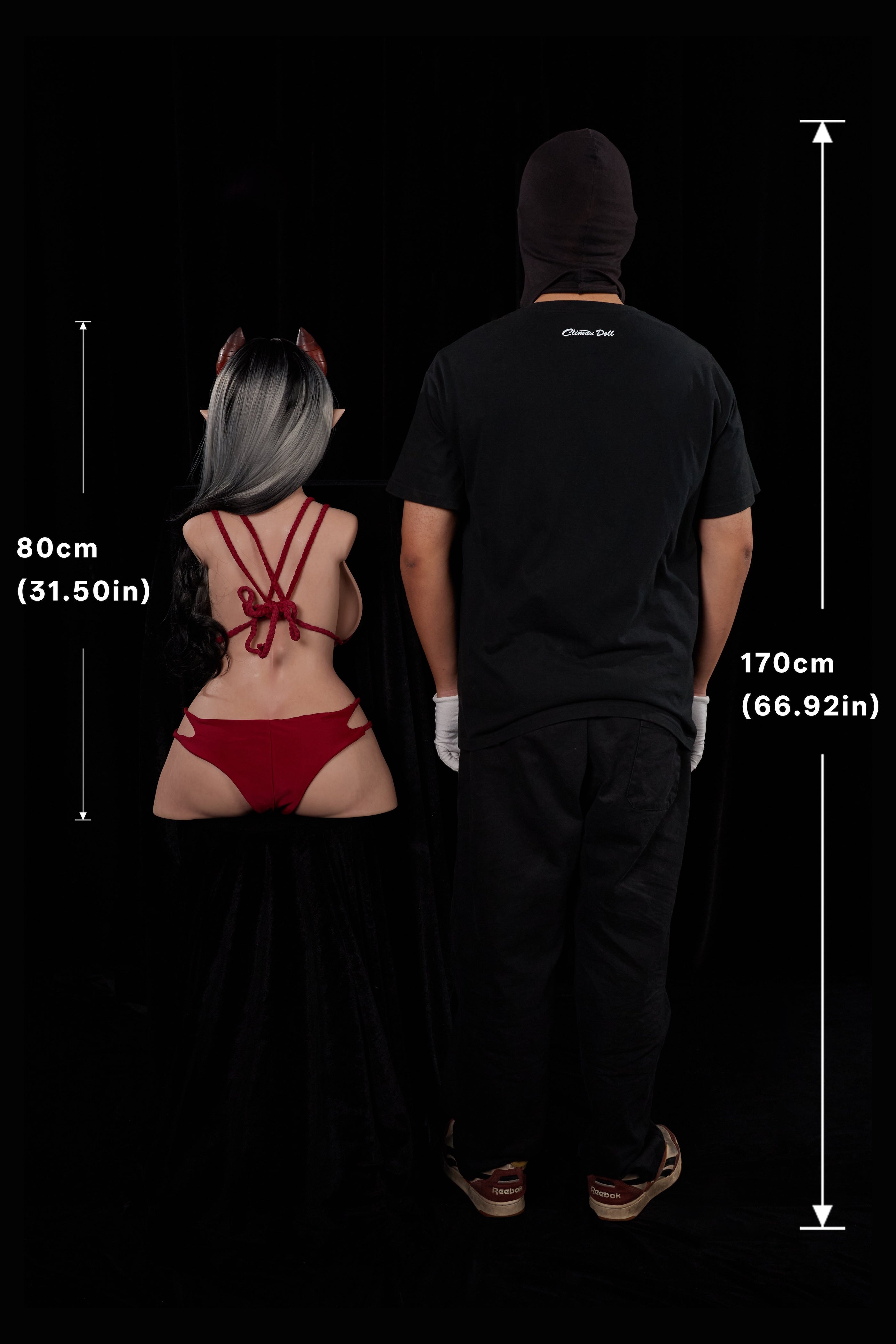 ULW 664# Meru - Climax Doll 80cm/2'7" G-Cup Silicone Torso Doll