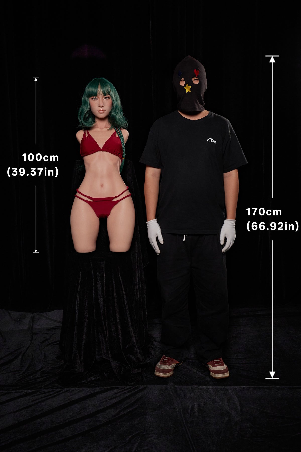 ULW 881# Mayu - Poupée en silicone Climax Doll 100cm/3'3" avec torse et bonnet A