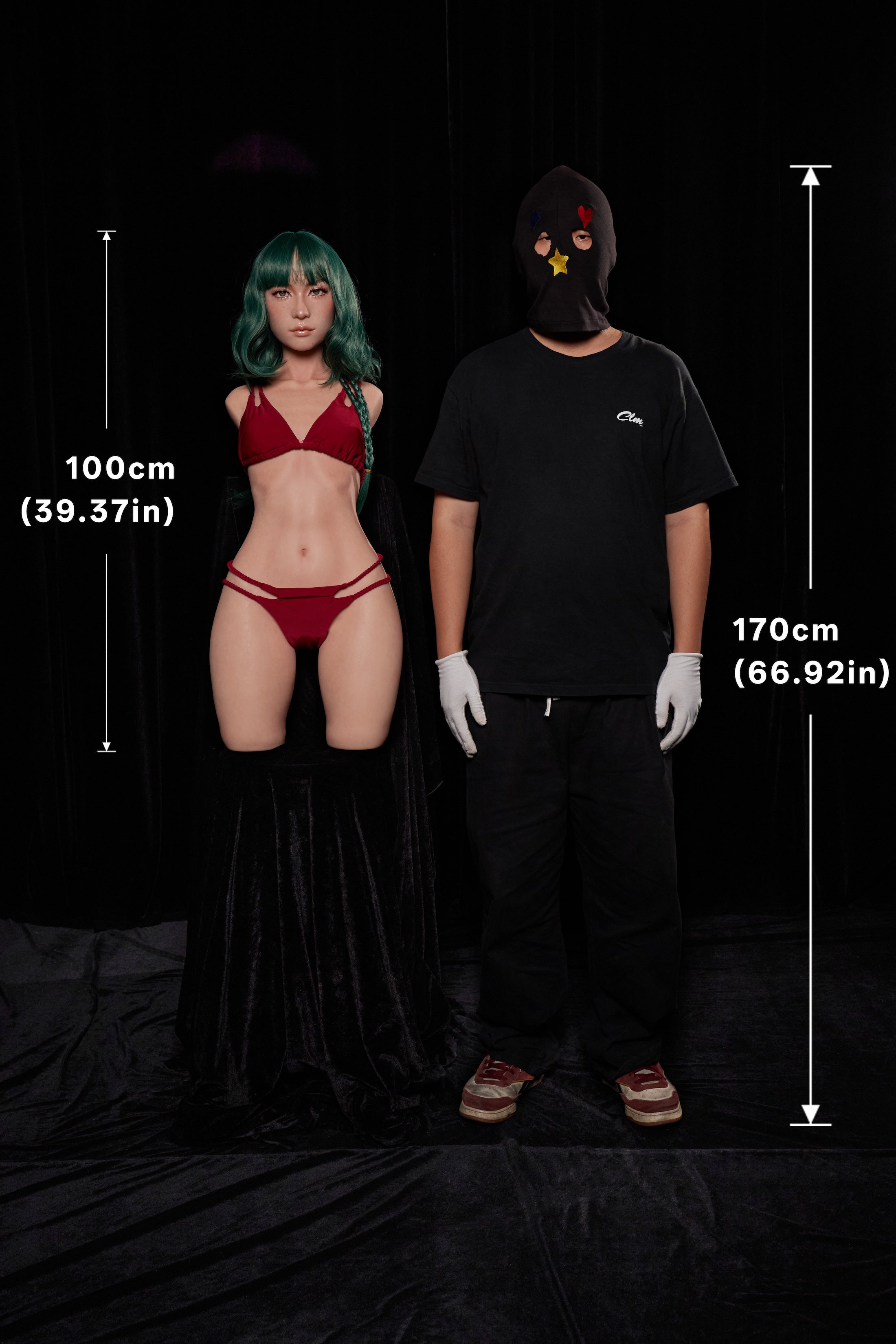 ULW 881# Mayu - Poupée en silicone Climax Doll 100cm/3'3" avec torse et bonnet A