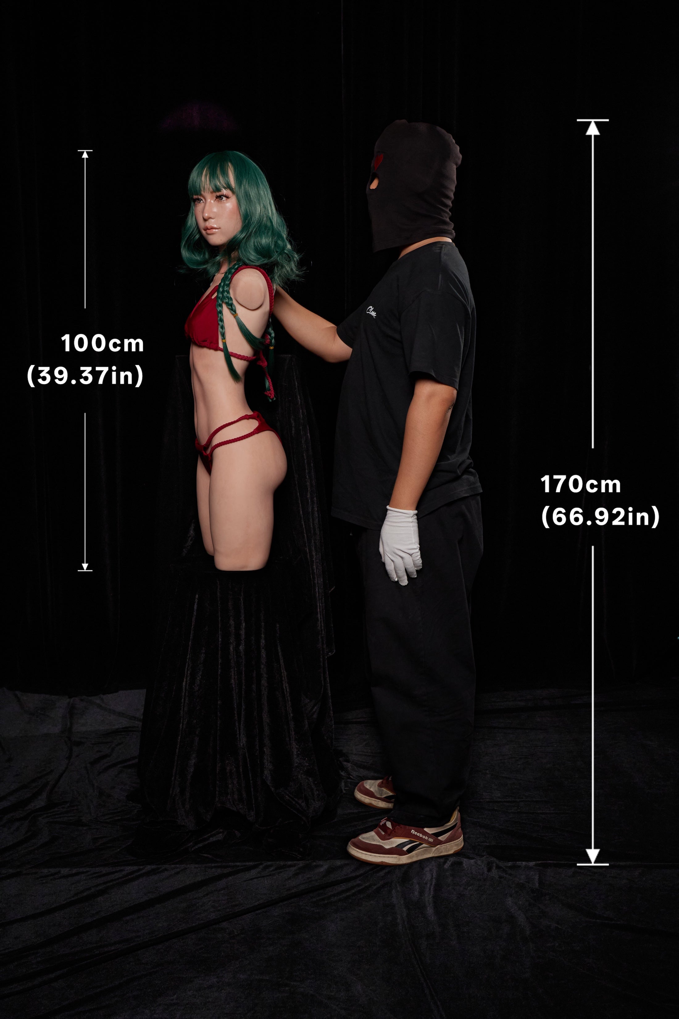 ULW 881# Mayu - Poupée en silicone Climax Doll 100cm/3'3" avec torse et bonnet A