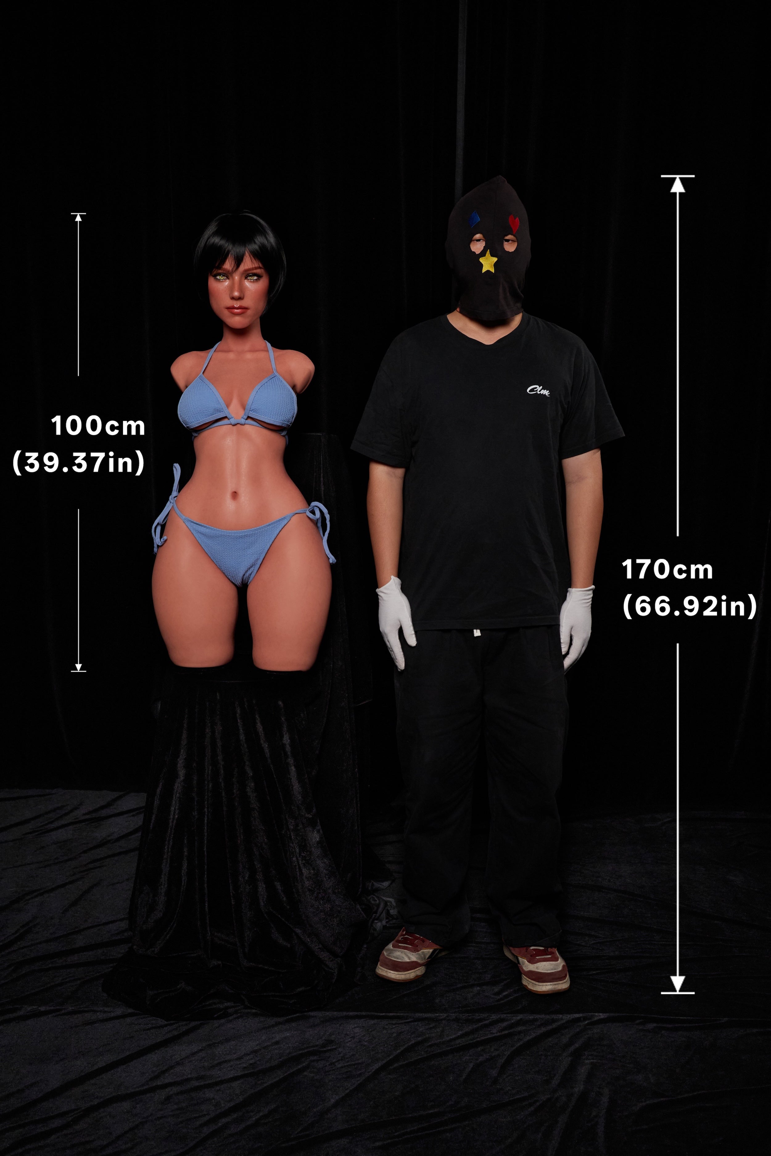 ULW 882# Livia - Poupée Climax 100cm/3'3" Torse en Silicone Bonnets E