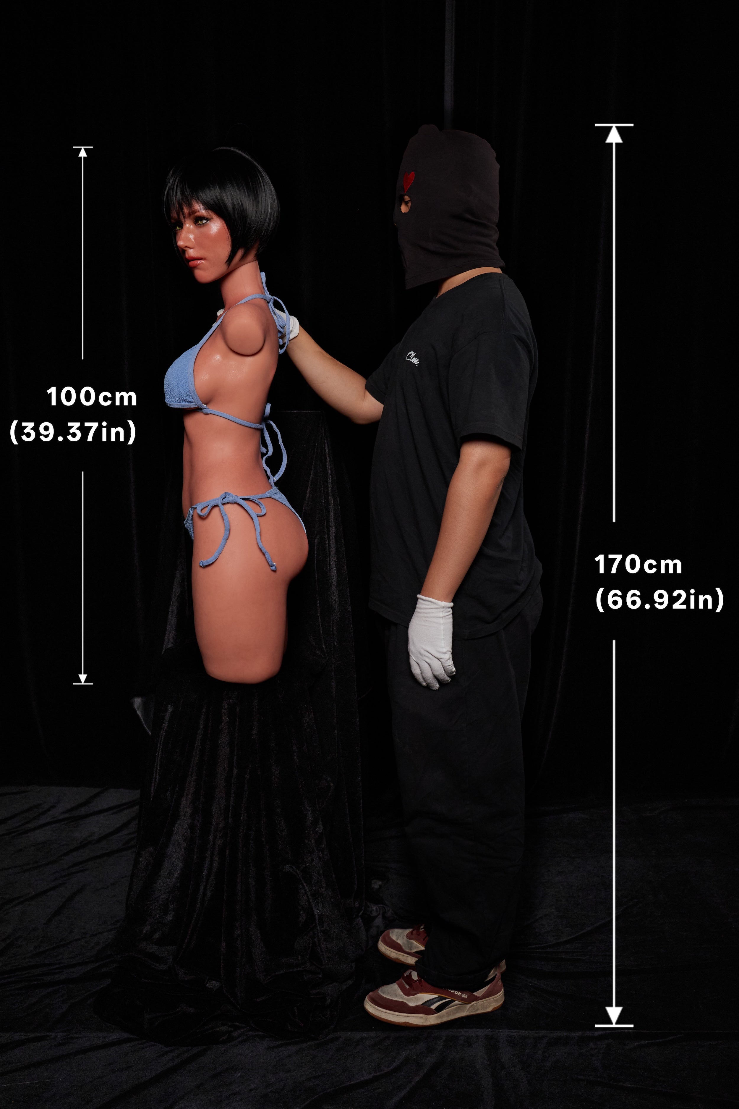 ULW 882# Livia - Poupée Climax 100cm/3'3" Torse en Silicone Bonnets E