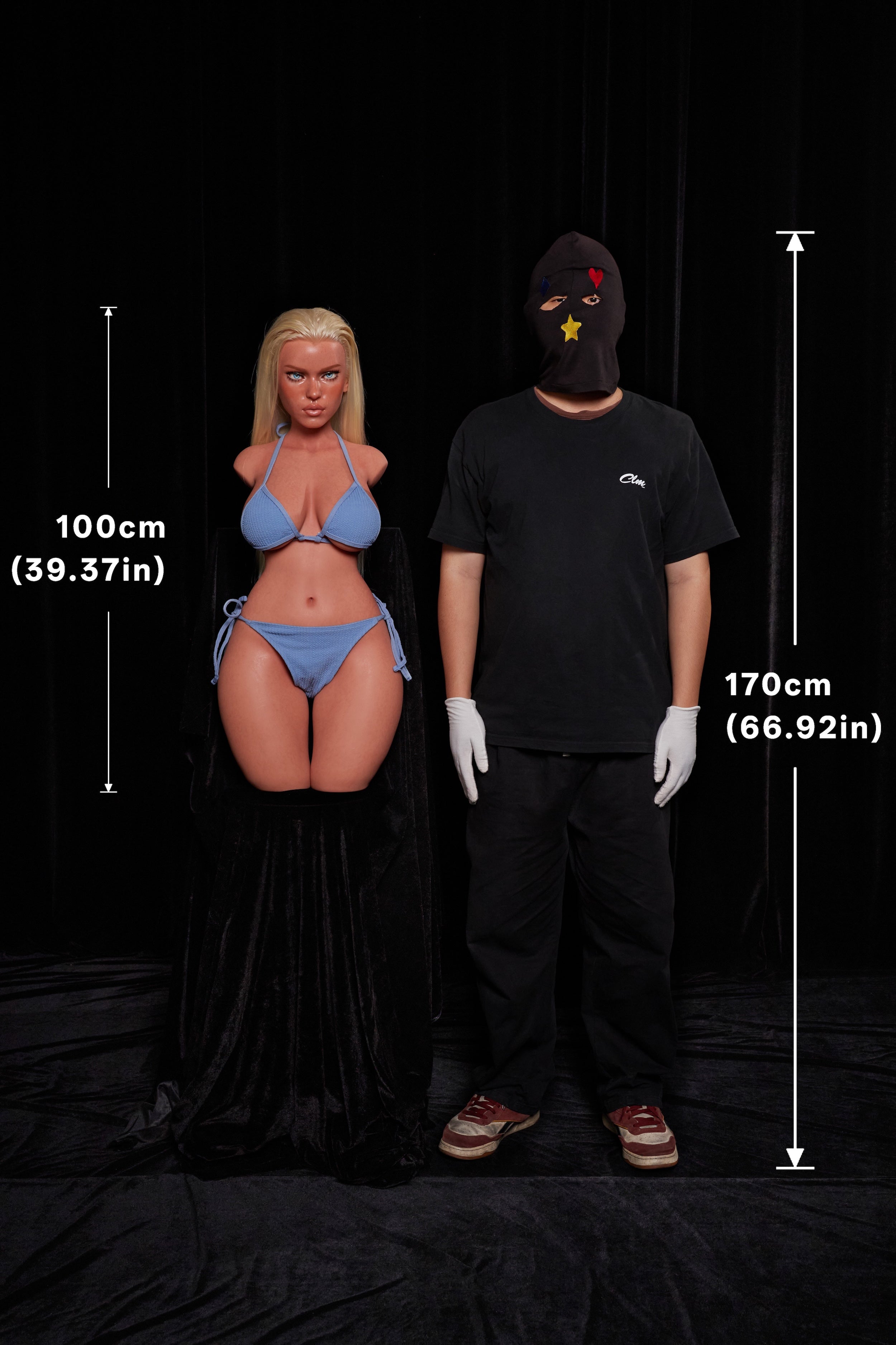 ULW 883# Fiora - Climax Doll 100cm/3'3" E-Cup Silicone Torso Doll