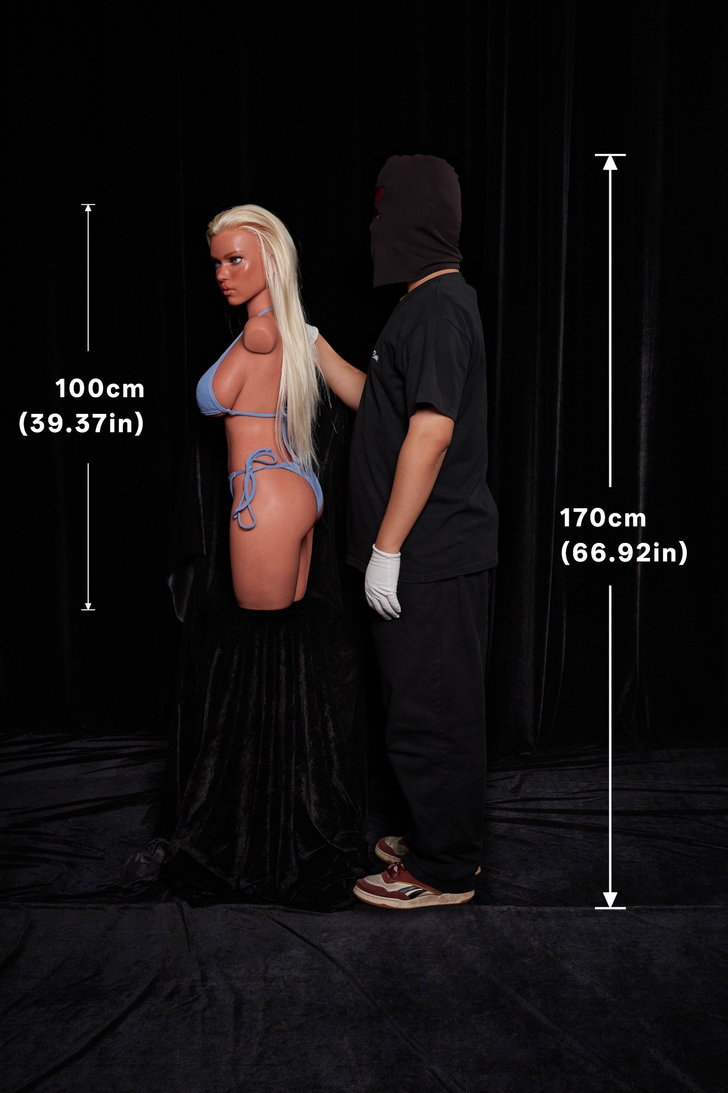 ULW 883# Fiora - Climax Doll 100cm/3'3" E-Cup Silicone Torso Doll