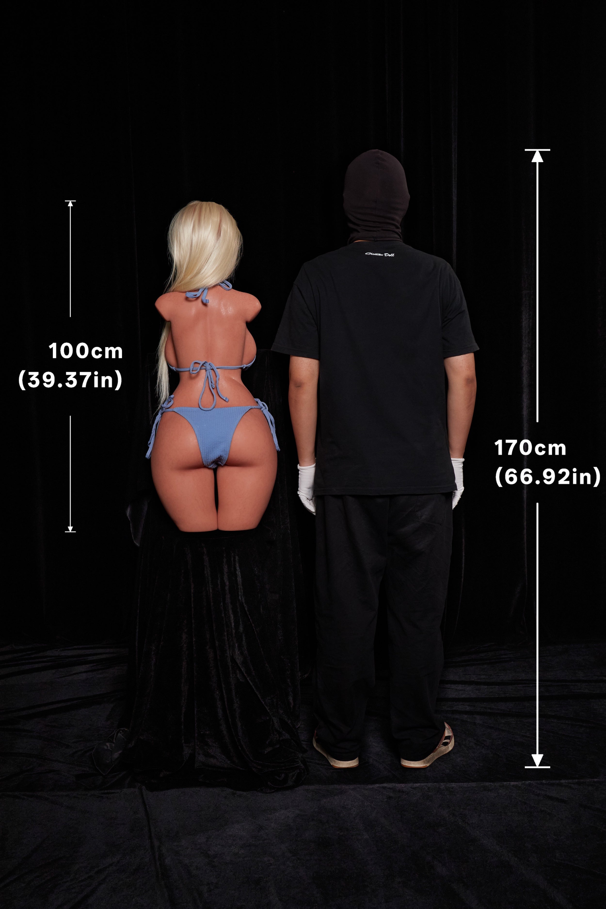 ULW 883# Fiora - Climax Doll 100cm/3'3" E-Cup Silicone Torso Doll