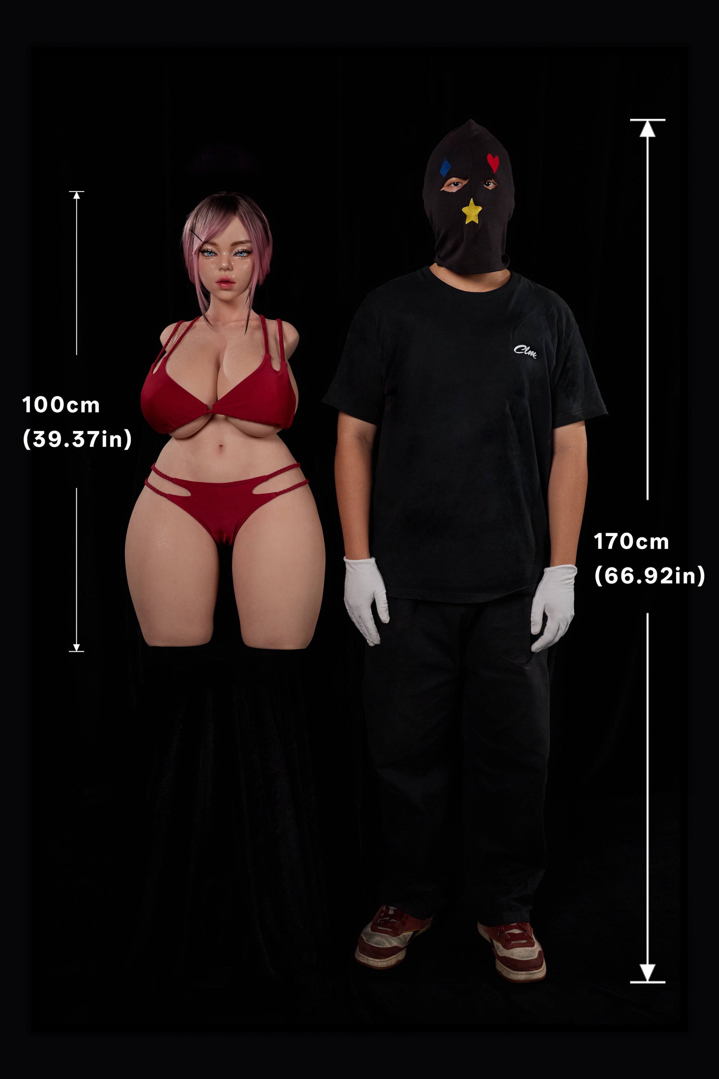 ULW 884# Rhea - Climax Doll 100cm/3'3" K-Cup Silicone Torso Doll