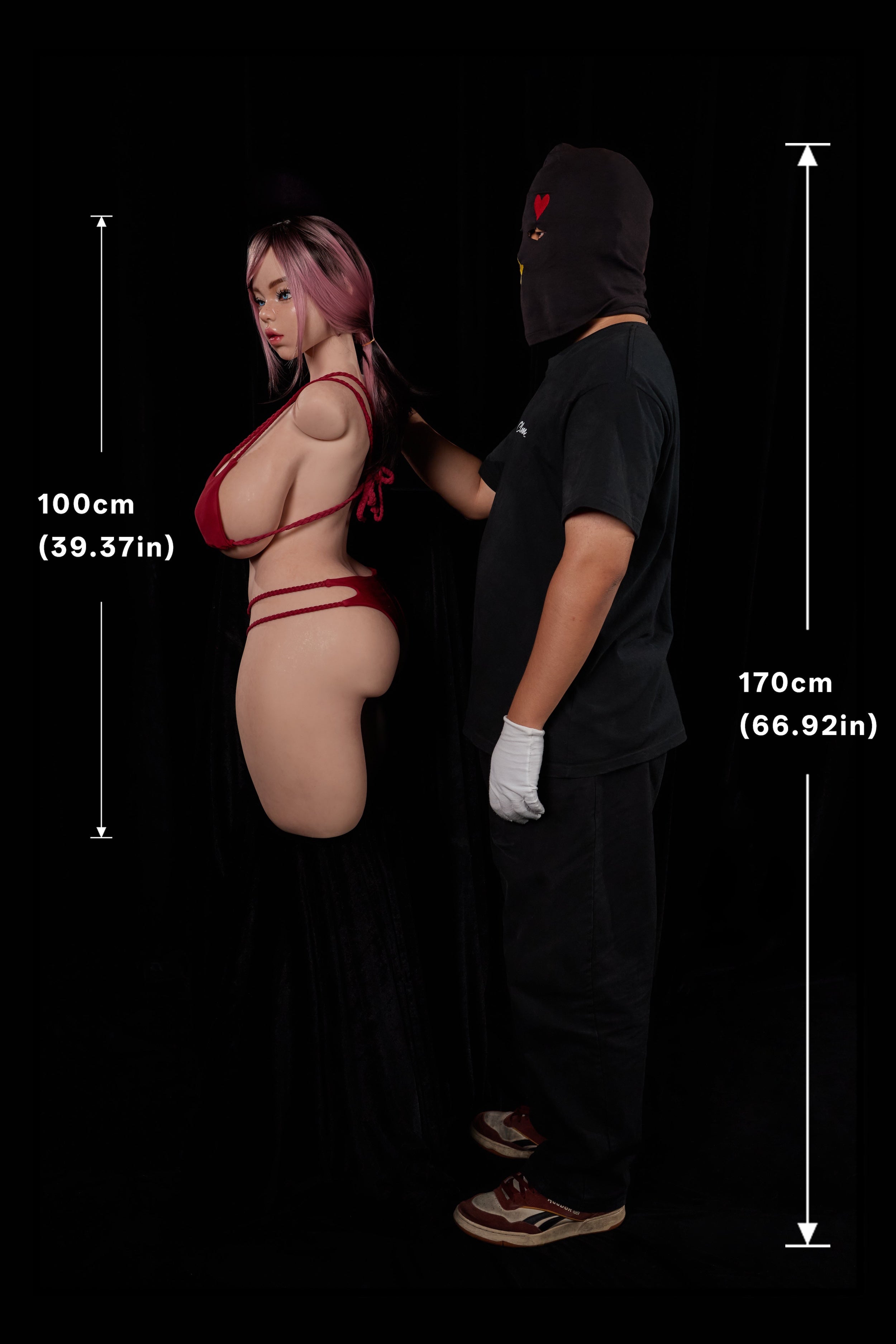 ULW 884# Rhea - Climax Doll 100cm/3'3" K-Cup Silicone Torso Doll