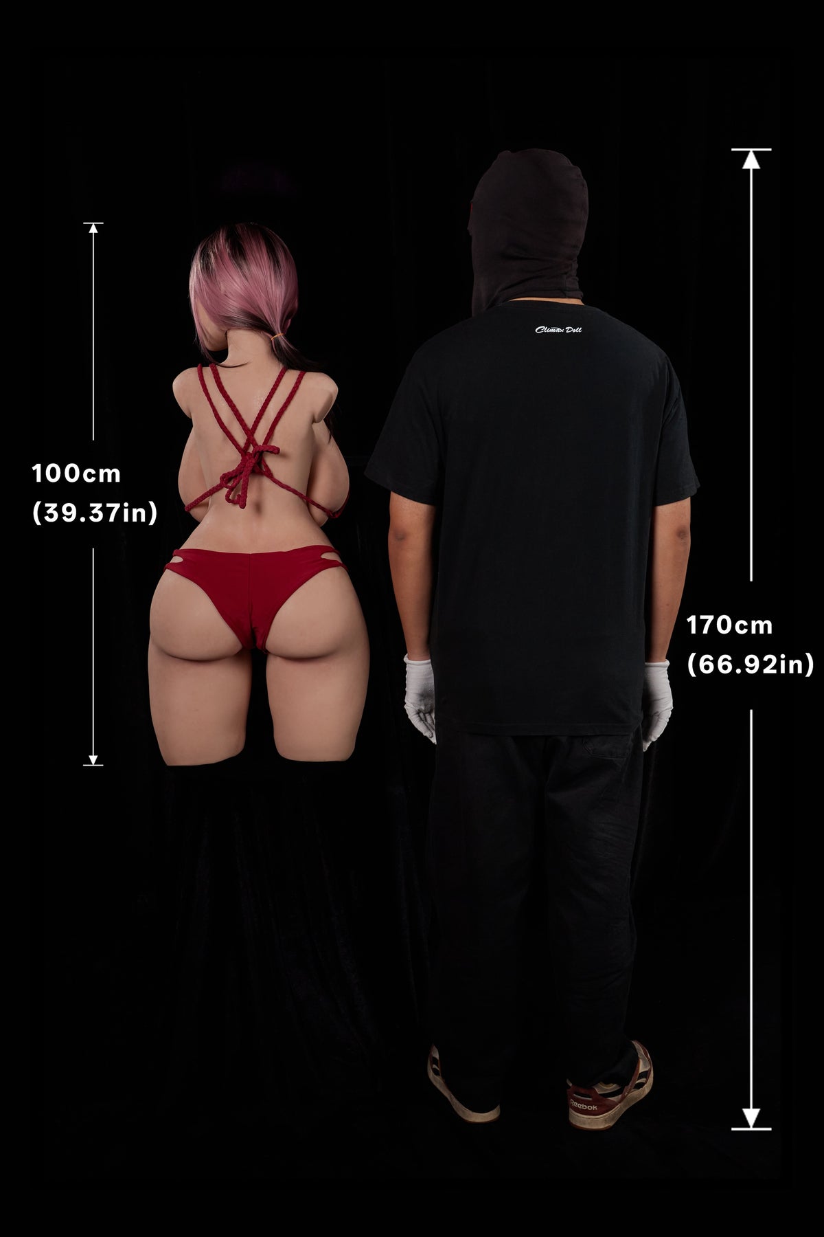 ULW 884# Rhea - Poupée Torse Silicone Climax 100cm/3'3" Bonnets K