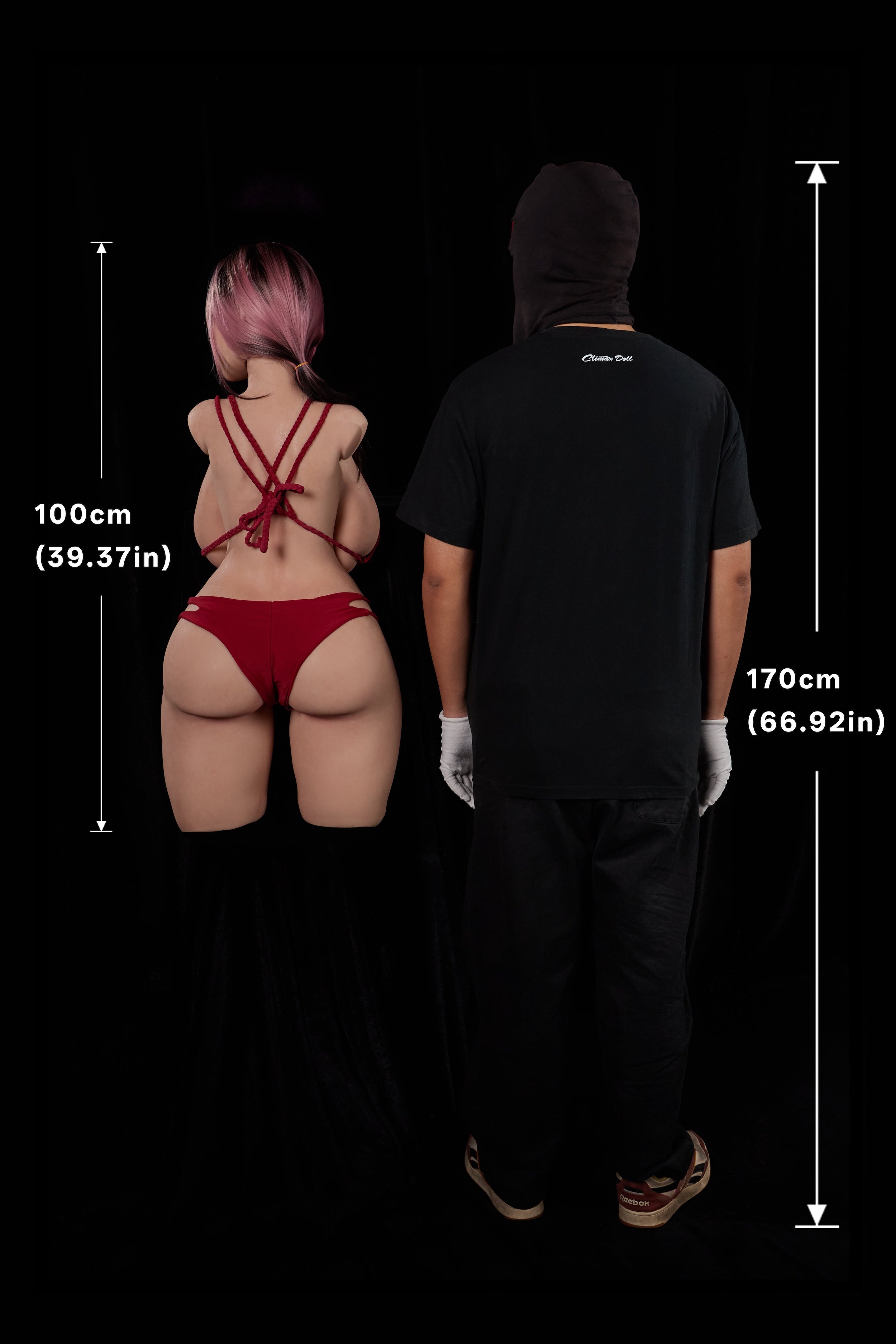ULW 884# Rhea - Climax Doll 100cm/3'3" K-Cup Silicone Torso Doll