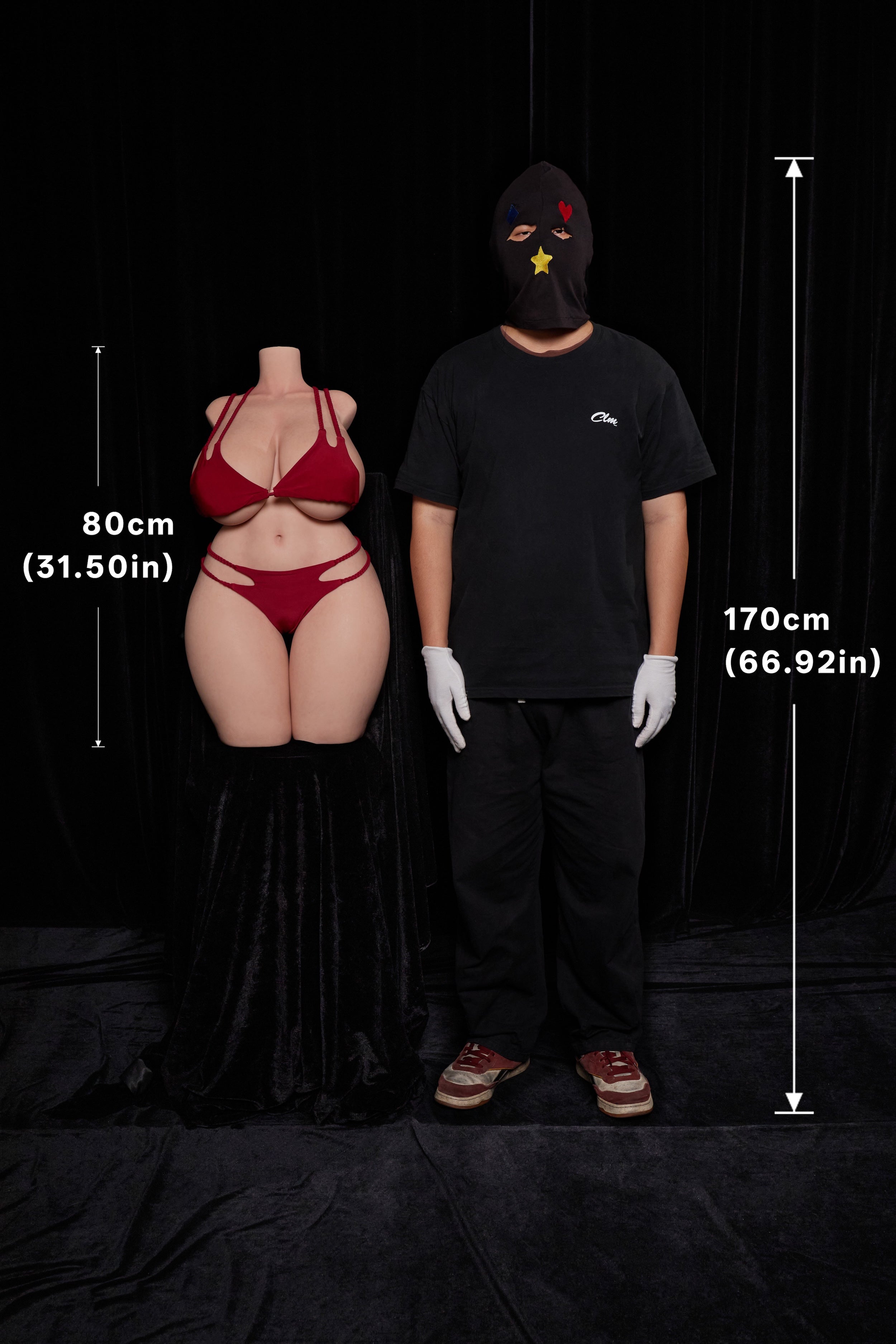 ULW 884# - Climax Doll 80cm/2'7" K-Cup Silicone Torso