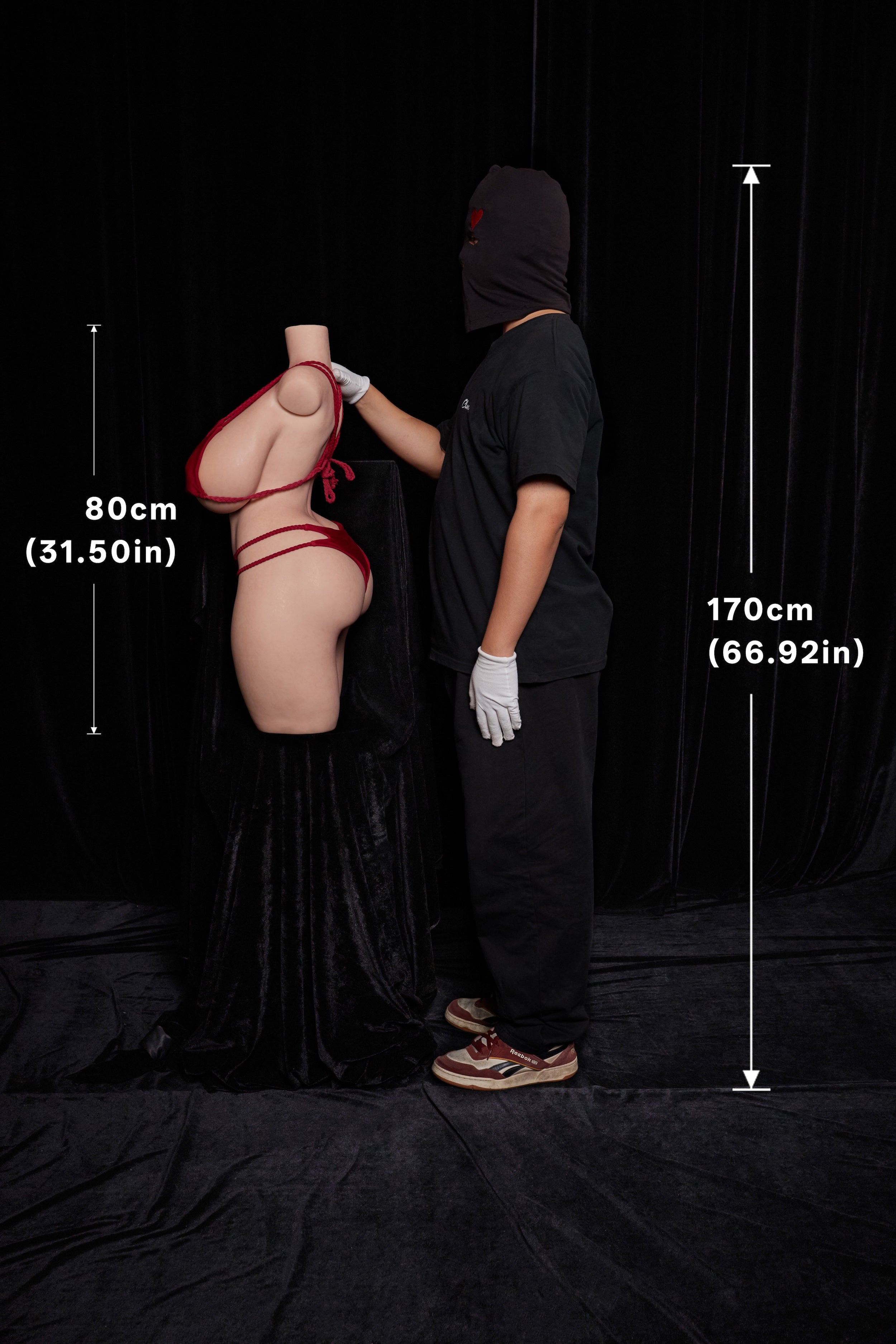 ULW 884# - Climax Doll 80cm/2'7" K-Cup Silicone Torso