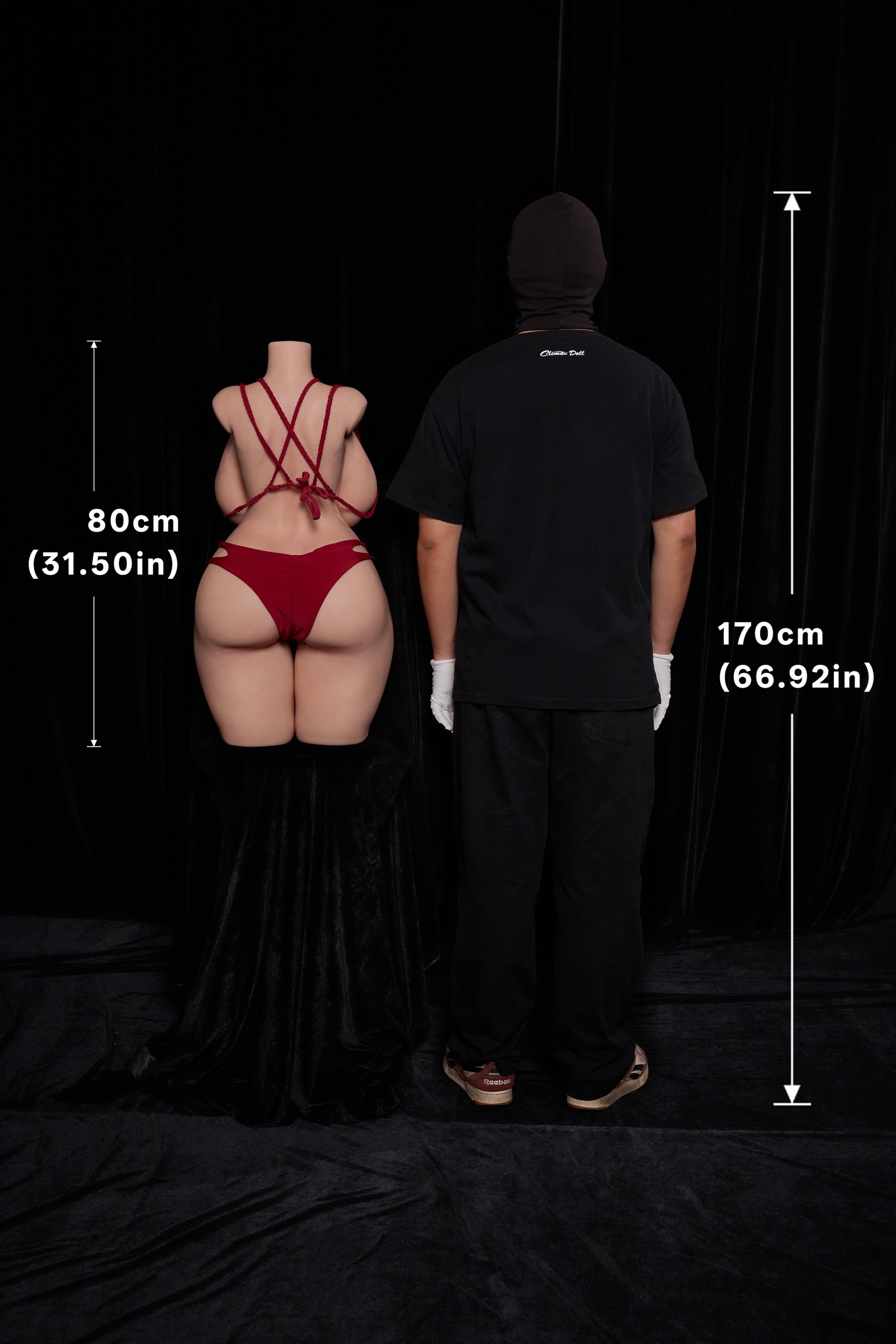 ULW 884# - Climax Doll 80cm/2'7" K-Cup Silicone Torso