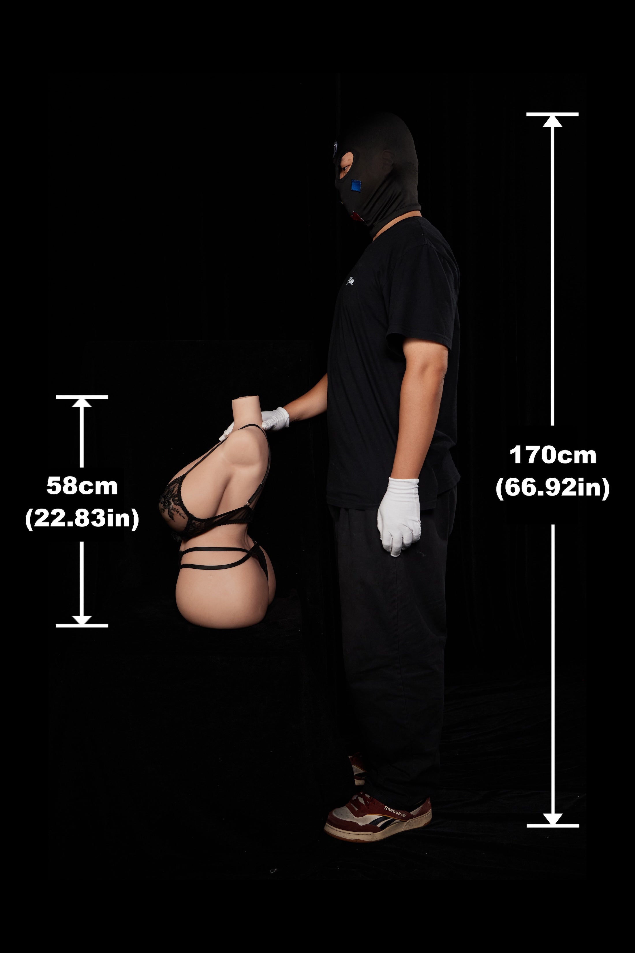 ULW 881# - Torse en silicone Climax Doll 80cm/2'7" Bonnet A