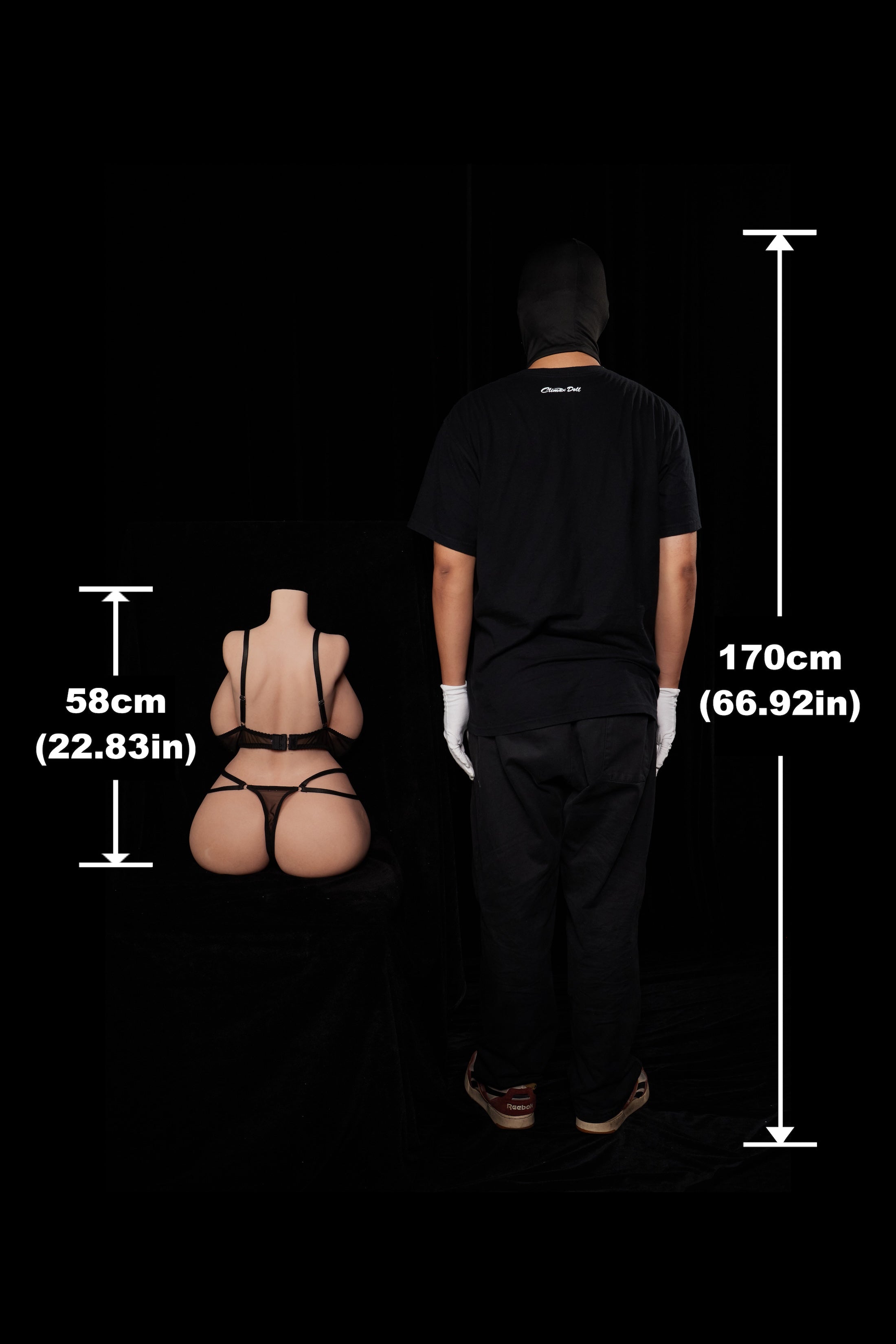 ULW 881# - Torse en silicone Climax Doll 80cm/2'7" Bonnet A