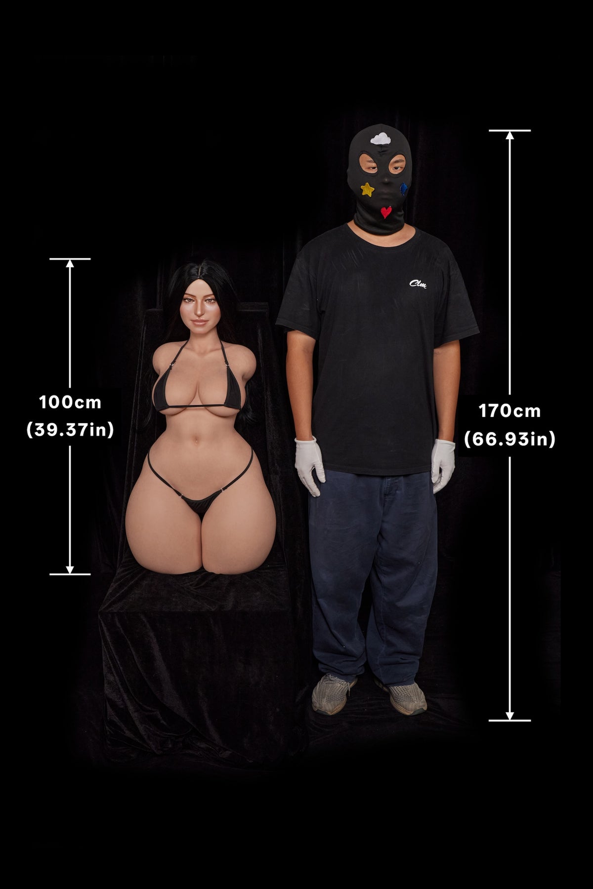 ULW 885# Renata - Climax Doll 104cm/3'4" I-Cup Silicone Torso Doll