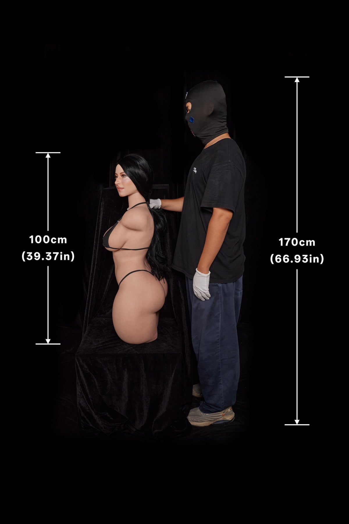ULW 885# Renata - Climax Doll 104cm/3'4" I-Cup Silicone Torso Doll