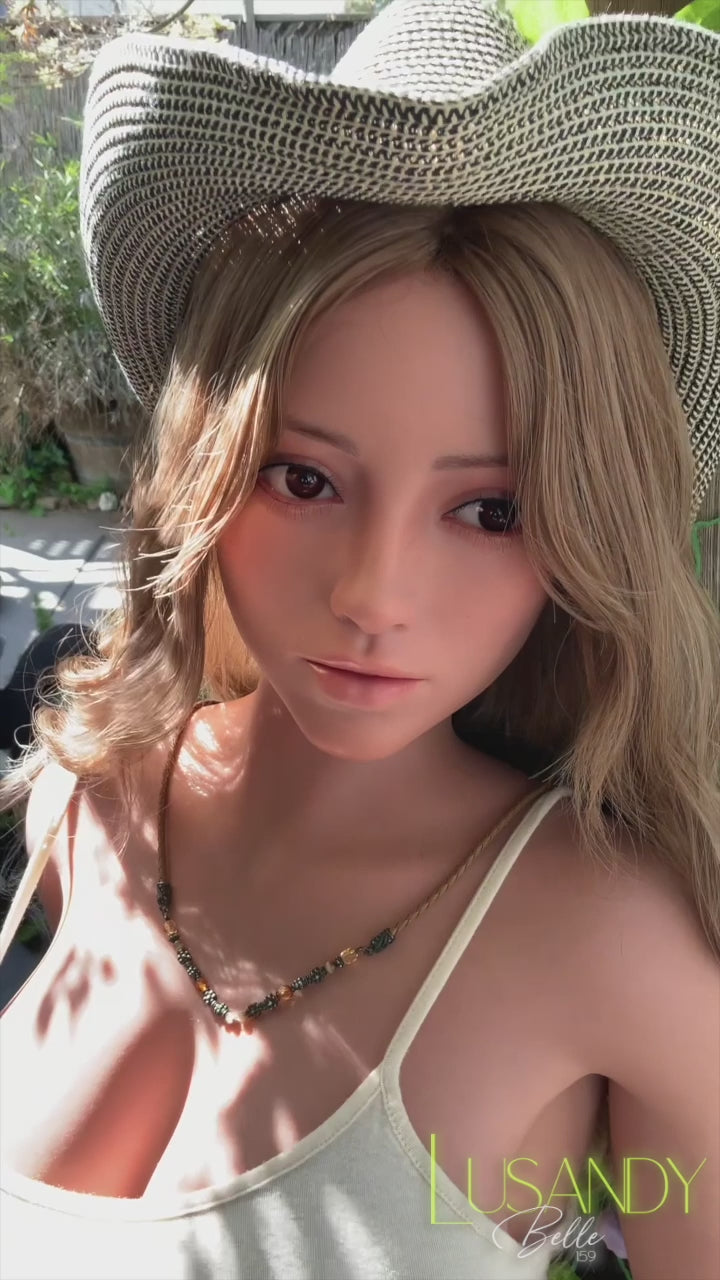 Load video: Belle - Lusandy 159cm/5'3" G-Cup Silicone Doll